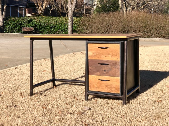 Rcleaimed Modern Industrial Desk