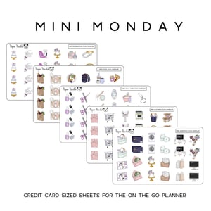 Image of Mini Planner Icons - Credit Card Sized