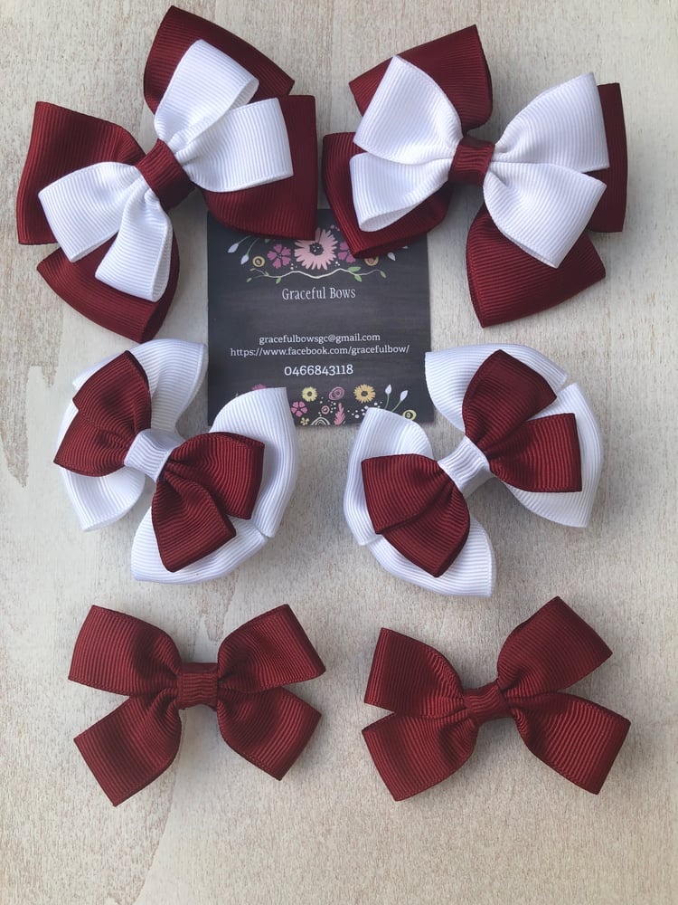 Image of Back to school hair bow packs 