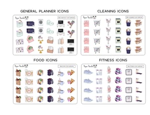 Image of Mini Planner Icons - Credit Card Sized