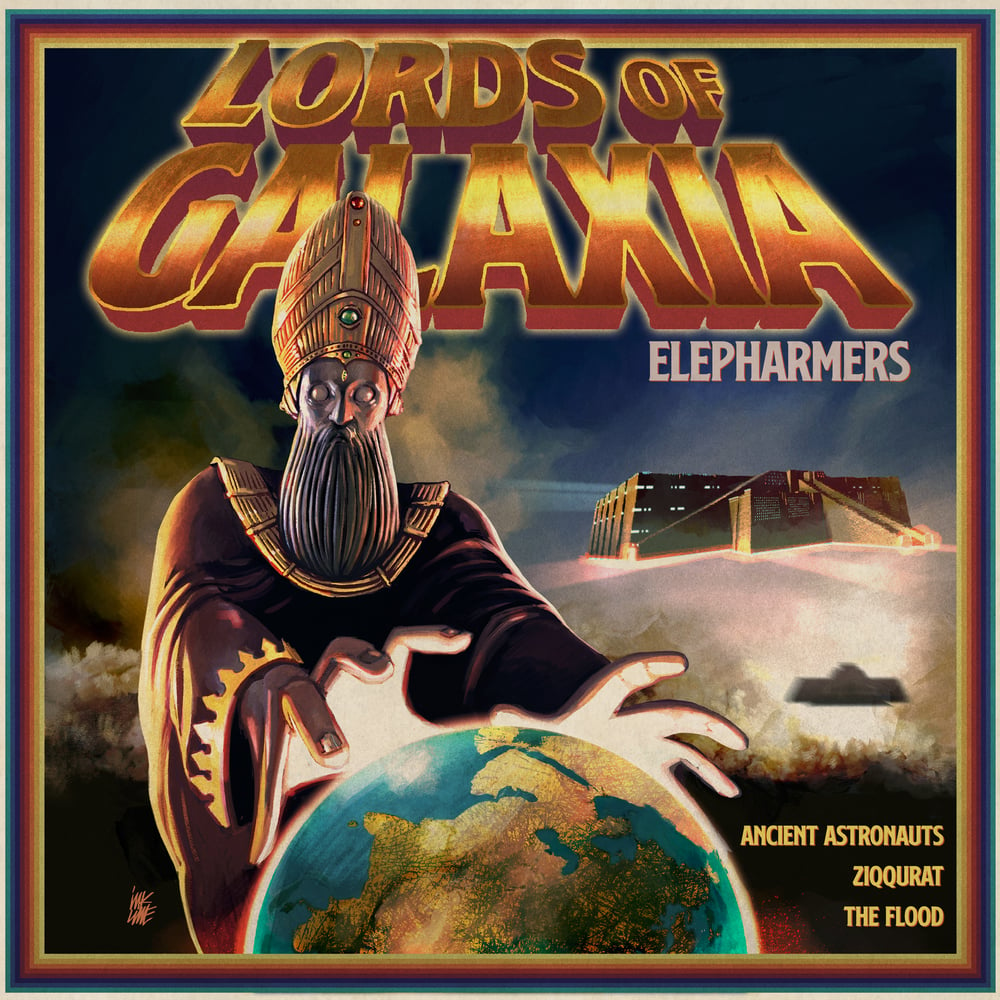 Image of ELEPHARMERS - LORDS OF GALAXIA Trasparent Blue Vinyl