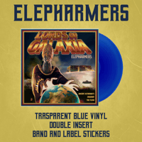 Image 2 of ELEPHARMERS - LORDS OF GALAXIA Trasparent Blue Vinyl