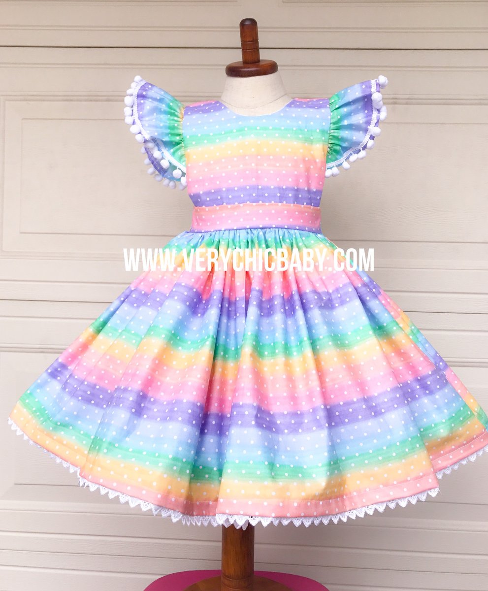 Confetti Rainbow Dress VeryChicBaby