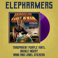 Image 2 of ELEPHARMERS - LORDS OF GALAXIA Trasparent Purple Vinyl