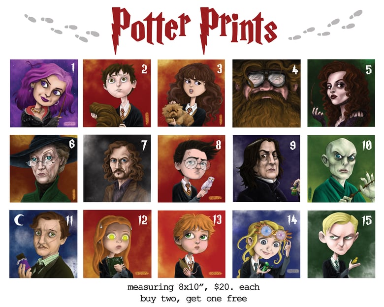 Image of Potter Prints!
