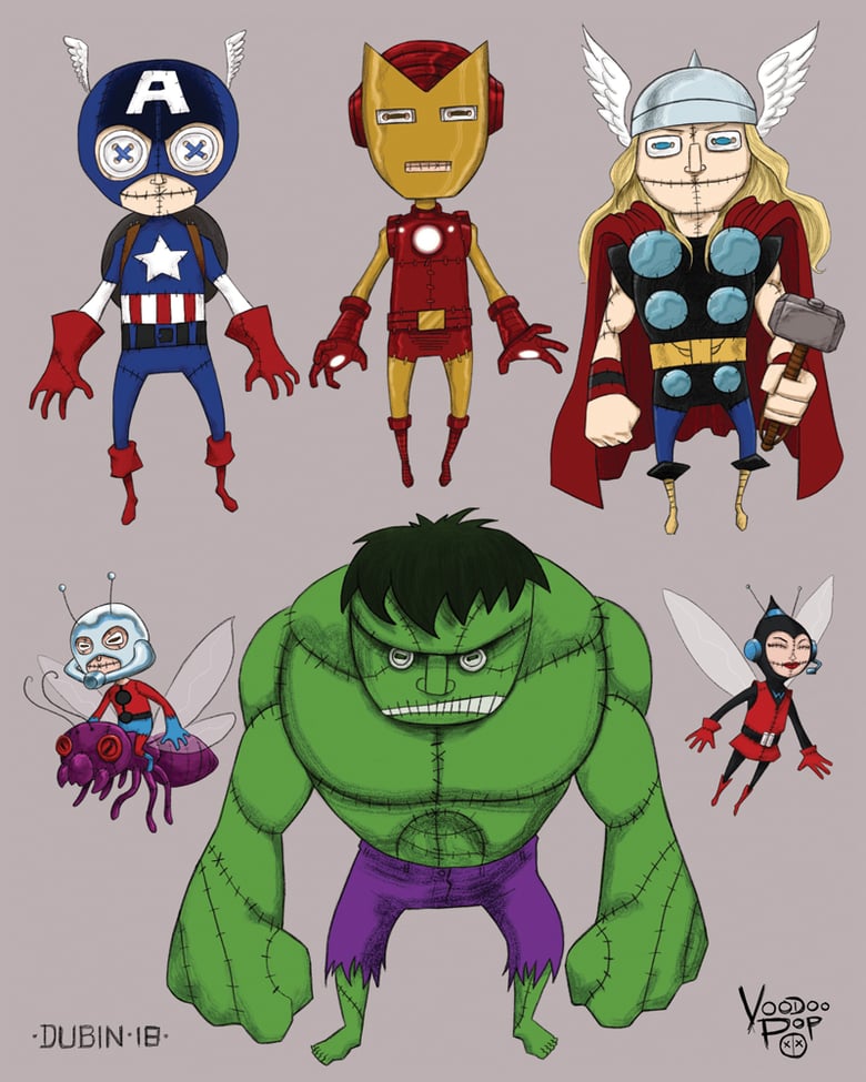 Image of Voodoo Pop Avengers