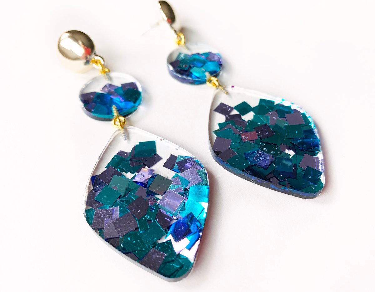 Image of Confetti Statement Earrings