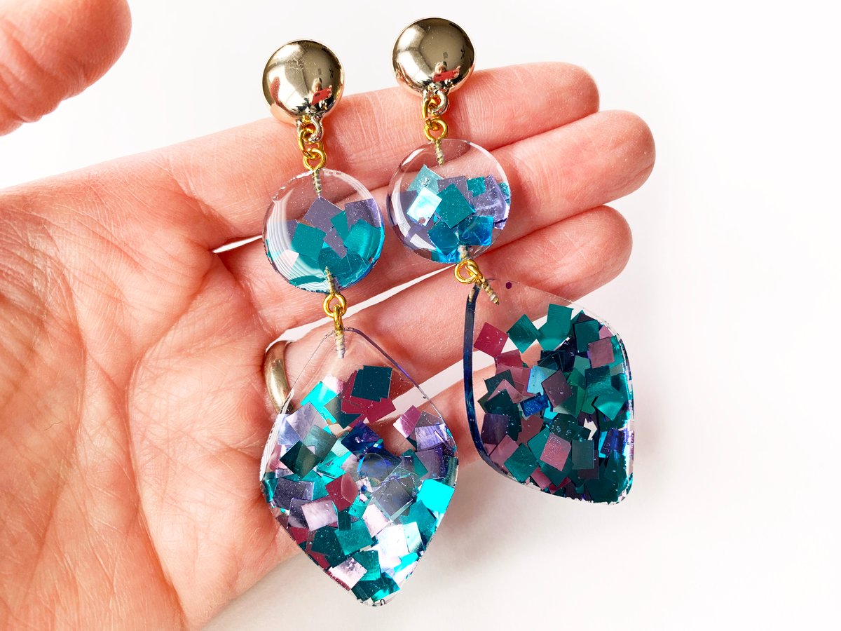 Image of Confetti Statement Earrings