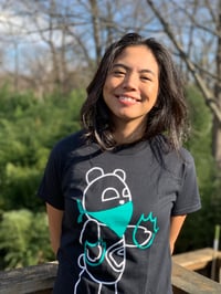 BLACK/JADE "MIDAS" BLACK TEE