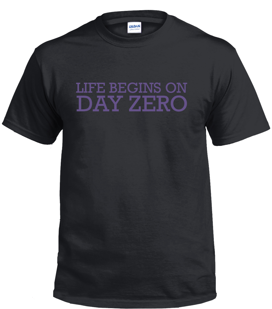 Image of Wicked Purple - Life Begins on Day Zero T-Shirt