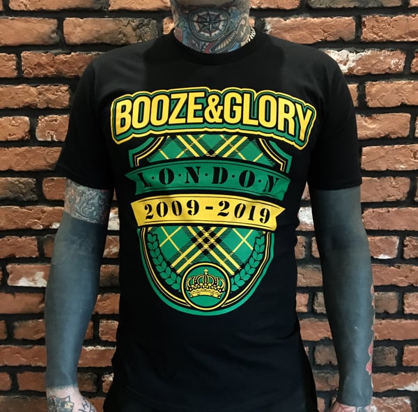 Image of Booze & Glory Tartan Tshirt