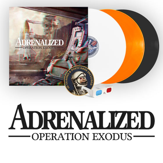 Image of LADV114 - ADRENALIZED "operation Exodus" LP