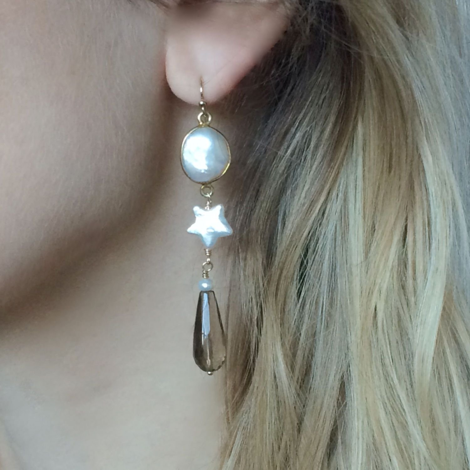 statement dangle earrings