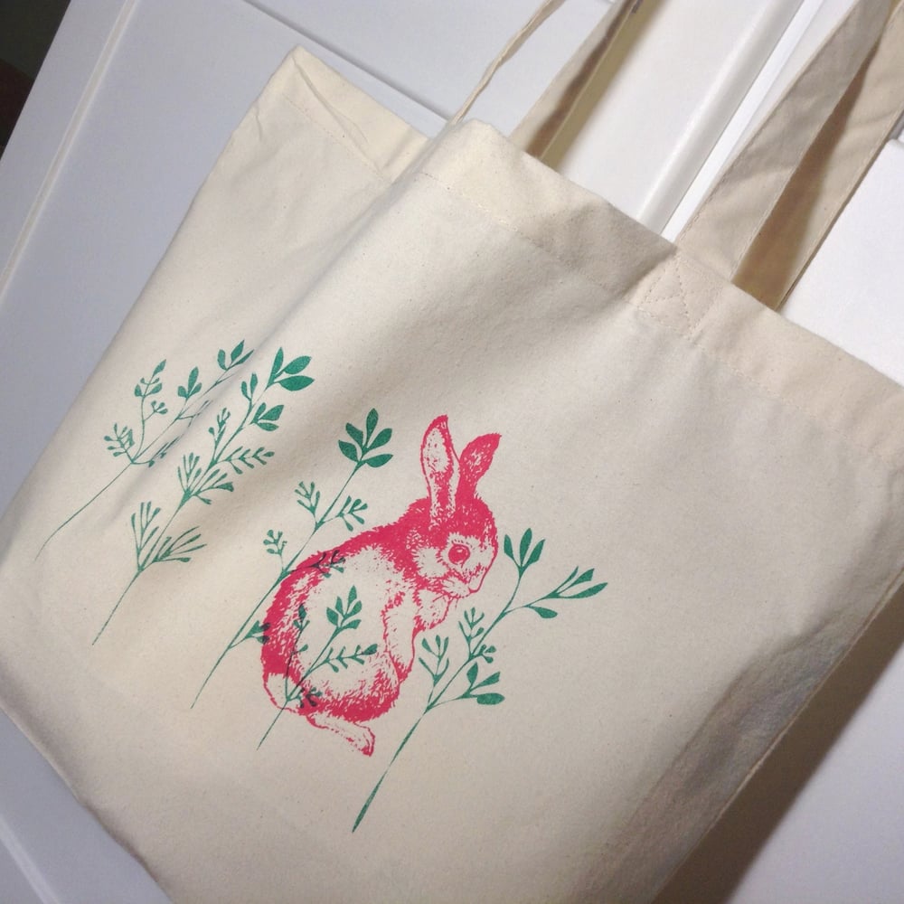 Image of Sac shopper BIO - Lapin vagabond