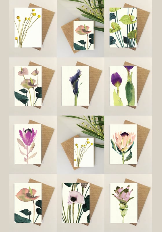 Image of 10 Florist cards