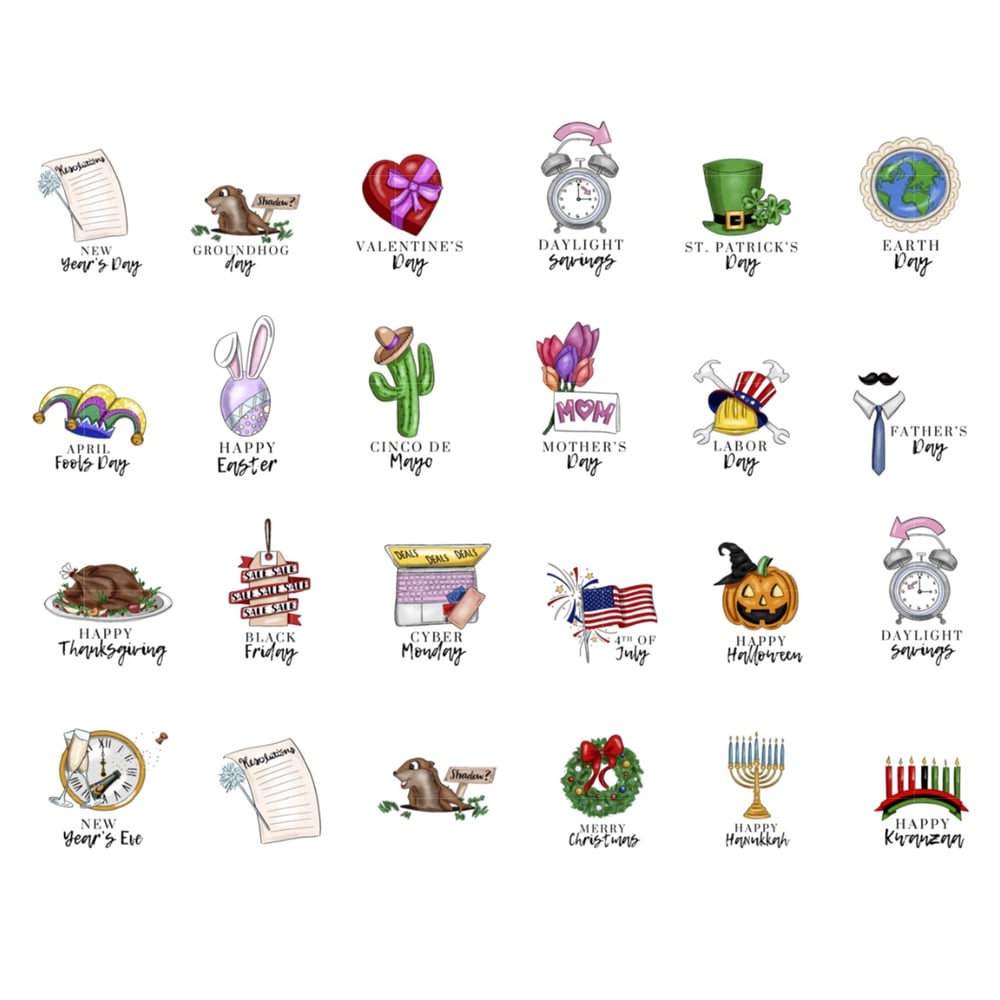 Image of Holiday Icons