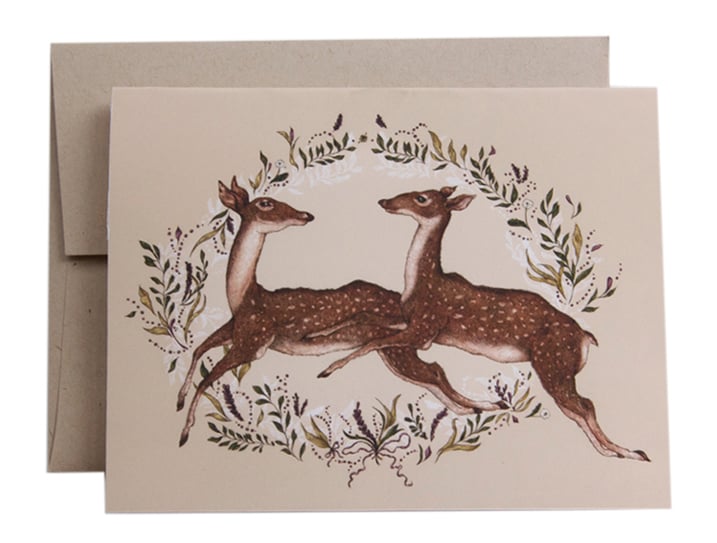 Image of Jumping Deer Card