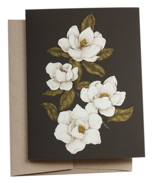 Image of Magnolias Greeting Card