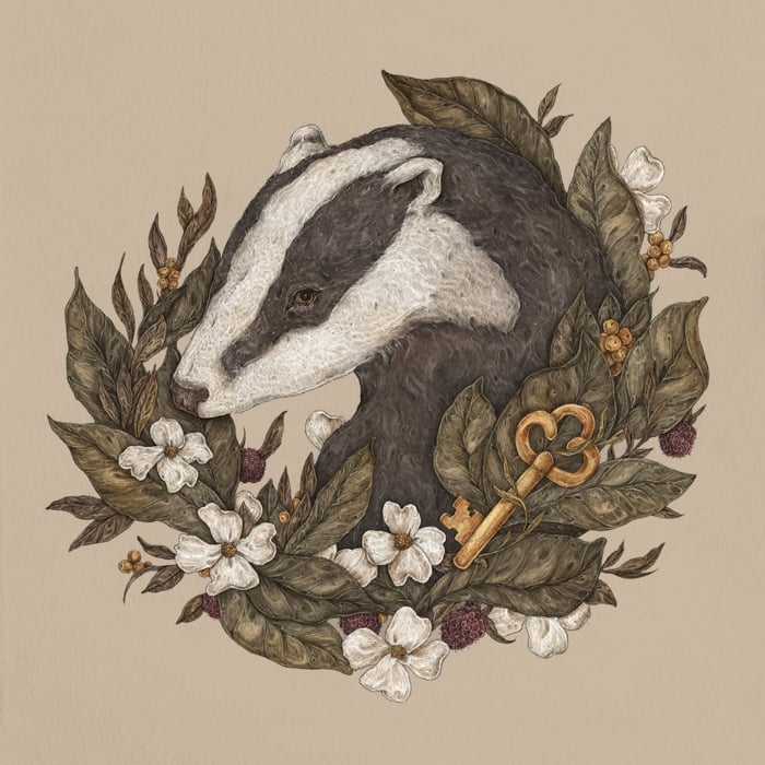 Image of Badger Print