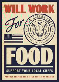 Will Work For Food Sticker