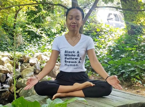 Image of Womens V-Neck T-Shirt