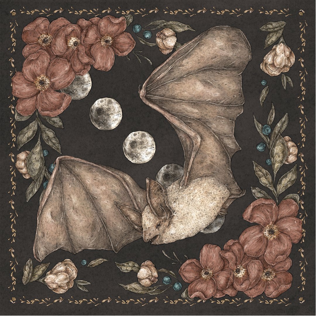 Image of Bat Print