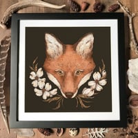 Image 2 of The Fox and Dogwoods Print