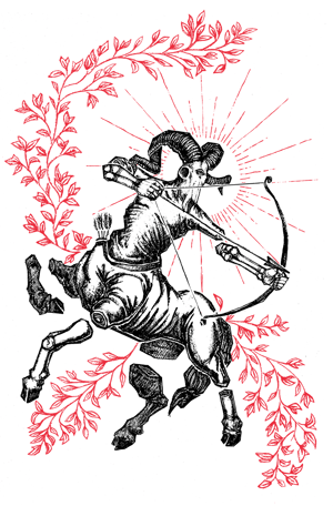 Image of "Sagittarius", 13"x19" Print
