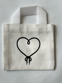 Image 1 of Laced Heart - mini tote