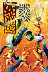 Image 1 of Expedition to Perry's Gruel ORIGINAL PAINTING