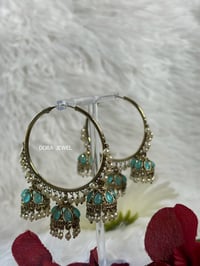 Image 5 of Hoop Jhumkas 