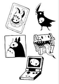 Image 2 of SKULLY STICKER PACK 5 