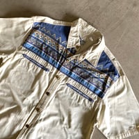 Image 2 of AZTEC CONTRAST SHIRT