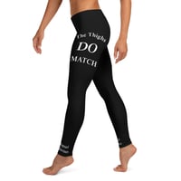 Thighs DO Match-Black Leggings.