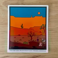 Image of Desert Scene Sticker