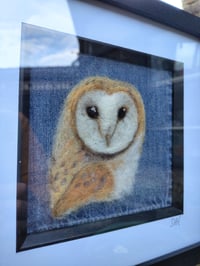 Image 2 of Fibre Art Barn Owl 