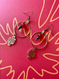 Image 2 of Desert Hoop Earrings