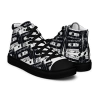 Image 1 of DUBTAPE RECORDS Men’s high top canvas shoes