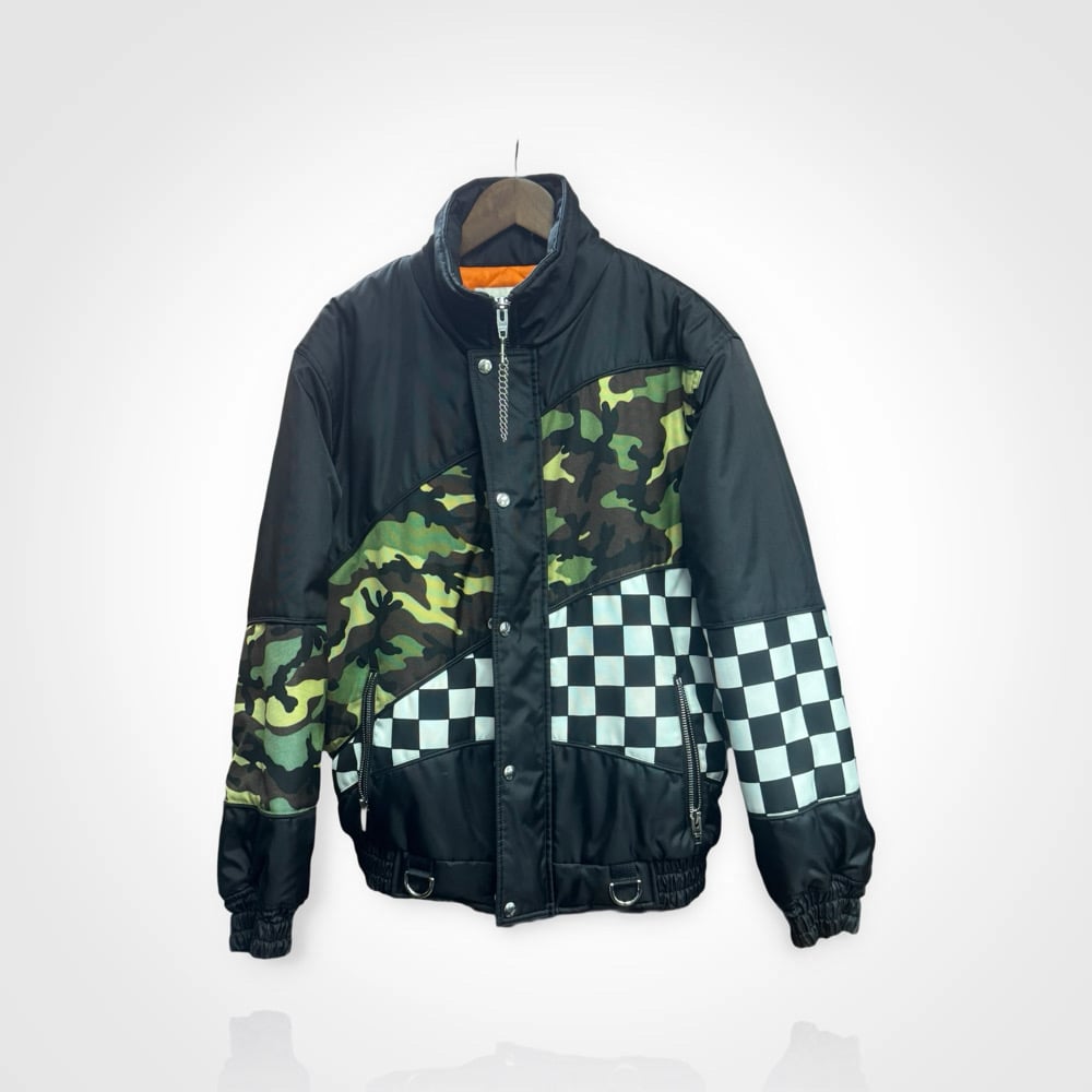 Image of Celine SS21 Damier Camo Bomber