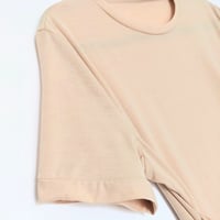 Image 7 of Women Plus Size Short Sleeve Side Sash Tie Summer Dress