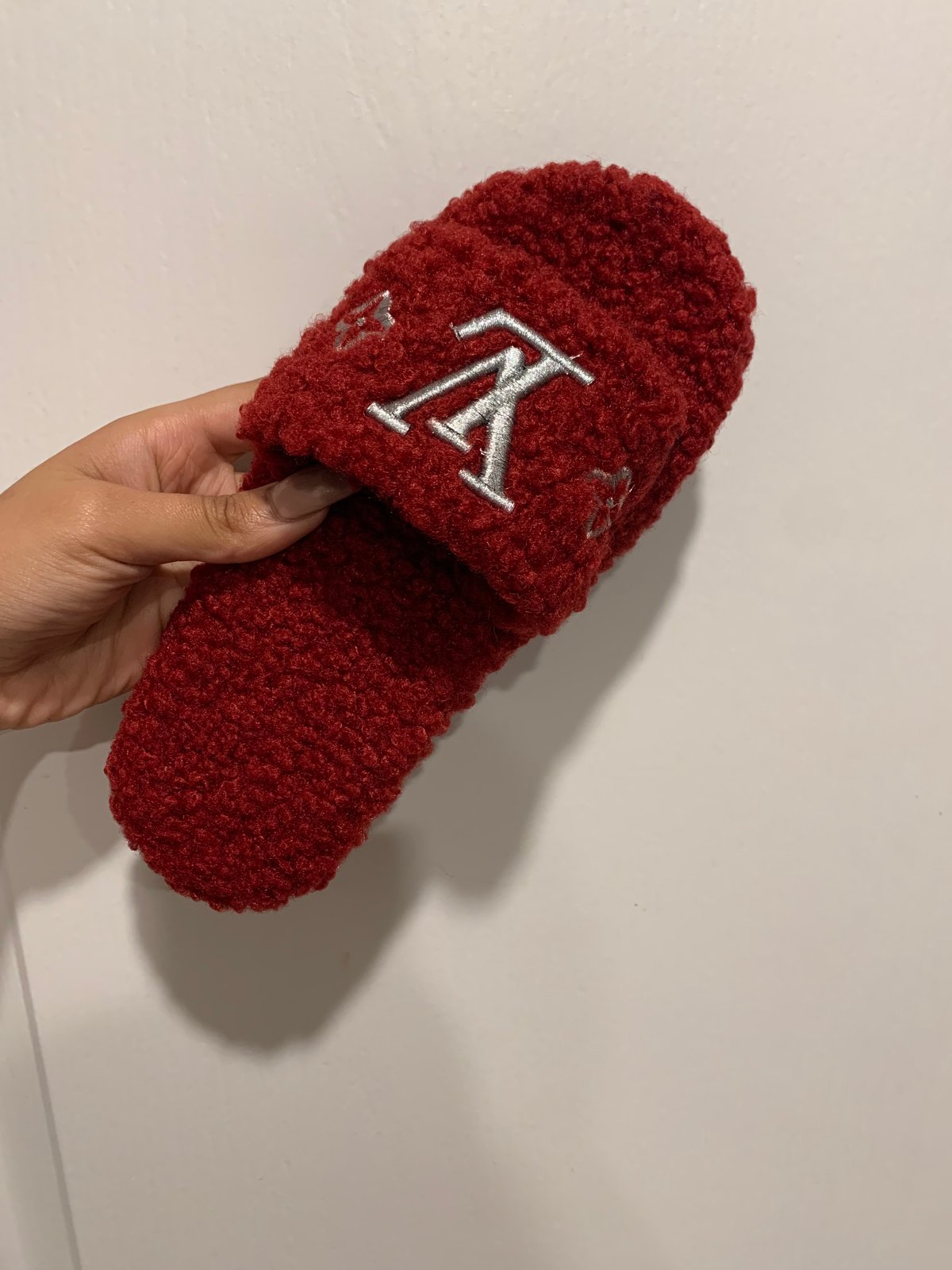 Lv discount home slippers