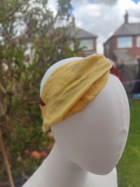 Image 5 of Boho turban Head Band- sari fabric multi mix