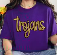 Image 2 of Trojan Sequin Patch Sweatshirt