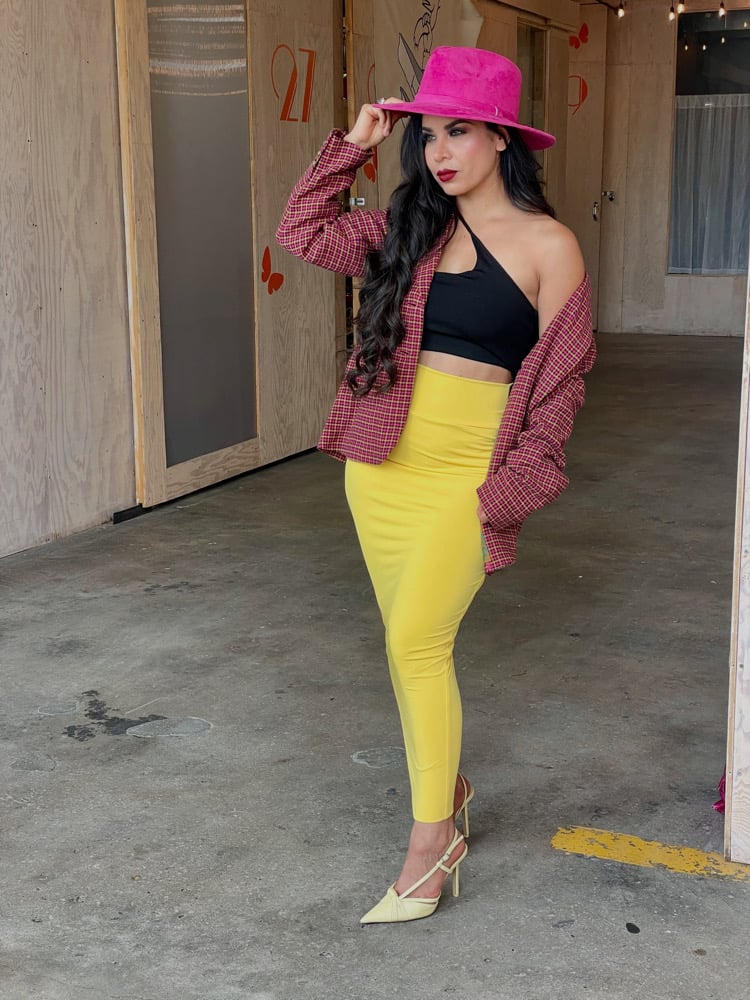 Image of Lemon Yellow Lycra