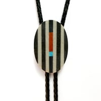 Image 1 of Stripe Bolo Tie