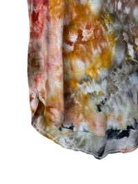 Image 4 of ♻️ UPCYCLED S Slub Knit Jersey Tee Sedona Watercolor Ice Dye