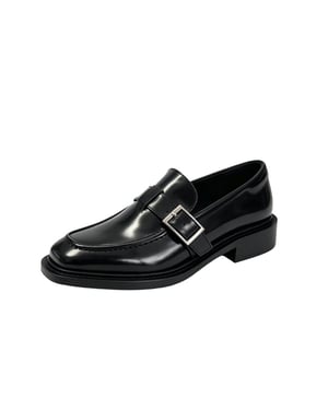 Square Toe Belt Loafer