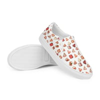 Image 1 of SLICES - Women’s slip-on canvas shoes