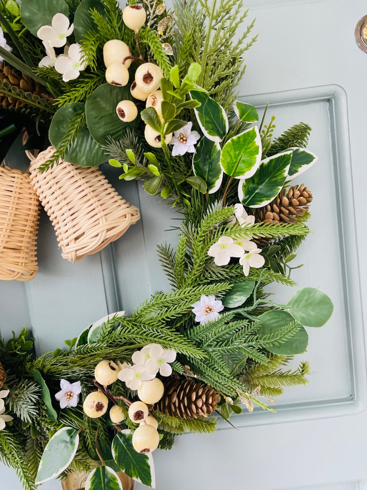 Image of Rattan Bells Wreath 