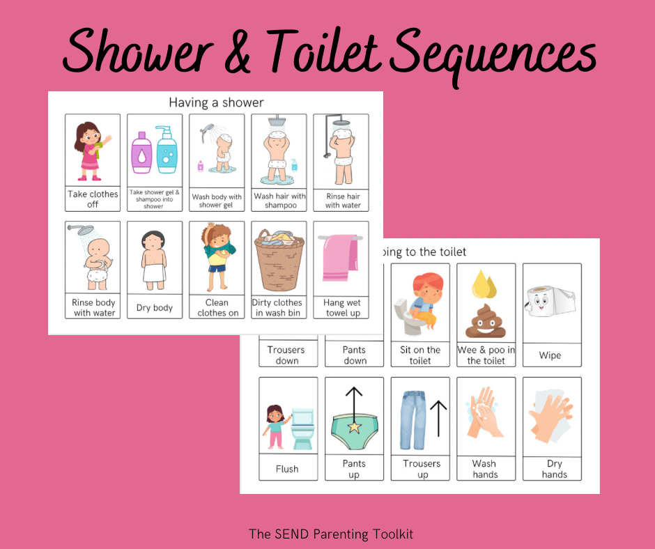 Shower & Toileting sequence 